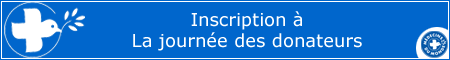 Inscription journée des donateurs 2019